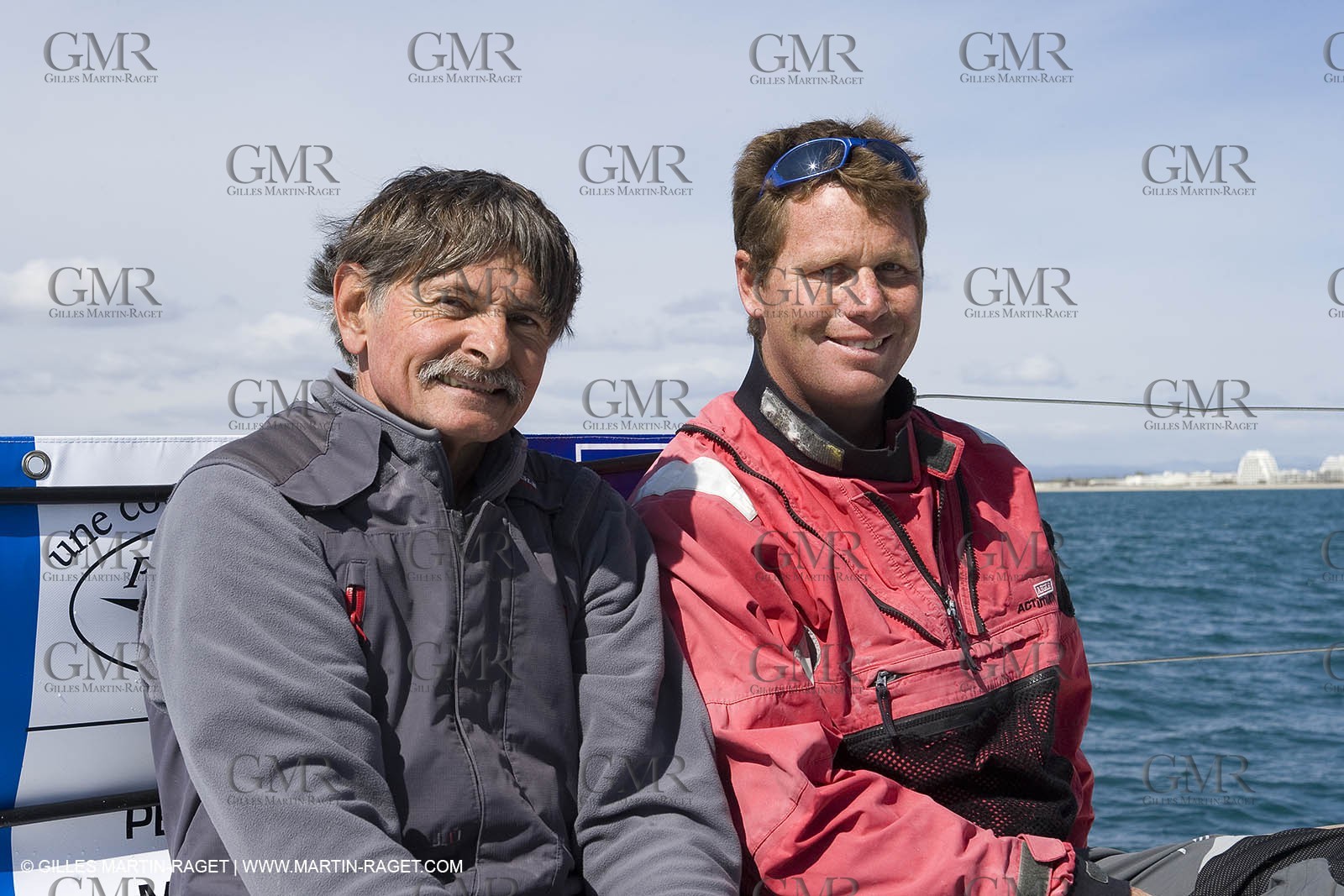 27 03 08- La Grande Motte- (FRA,34) Transat AG2R 2008- Jean-Paul Mouren- Laurent Pellecuer