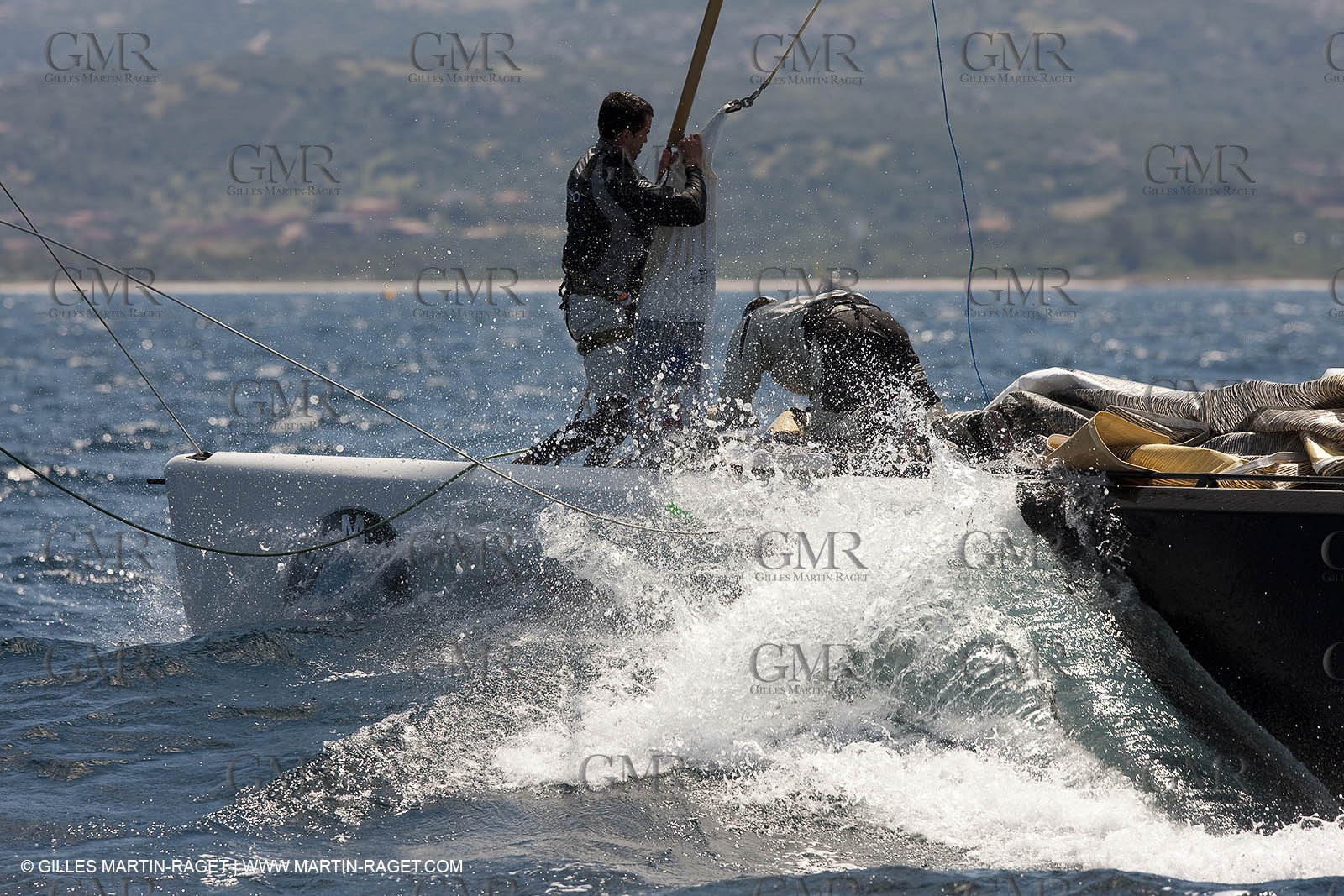 19 05 2010 - La Maddalena (ITA, Sardinia) Louis Vuitton Trophy - BMW ORACLE Racing - Training