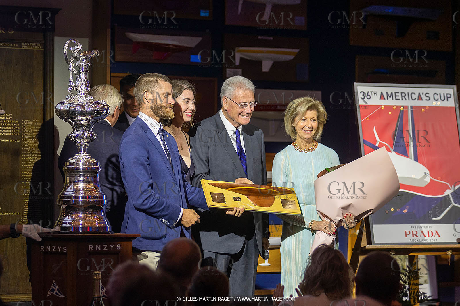 19 03 2021, Auckland (ZL), 36th America's Cup, America's Cup Hall of Fame, Peter J. Mongtgomery and Ed Baird induction at the Royal New Zealand Yacht Squadron, Peter Montgomery