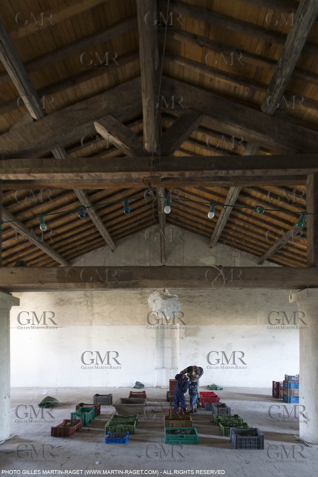 14 11 2015, Saint-Etienne du Grès (FRA,13), traditional making of olive oil at La Croix mill