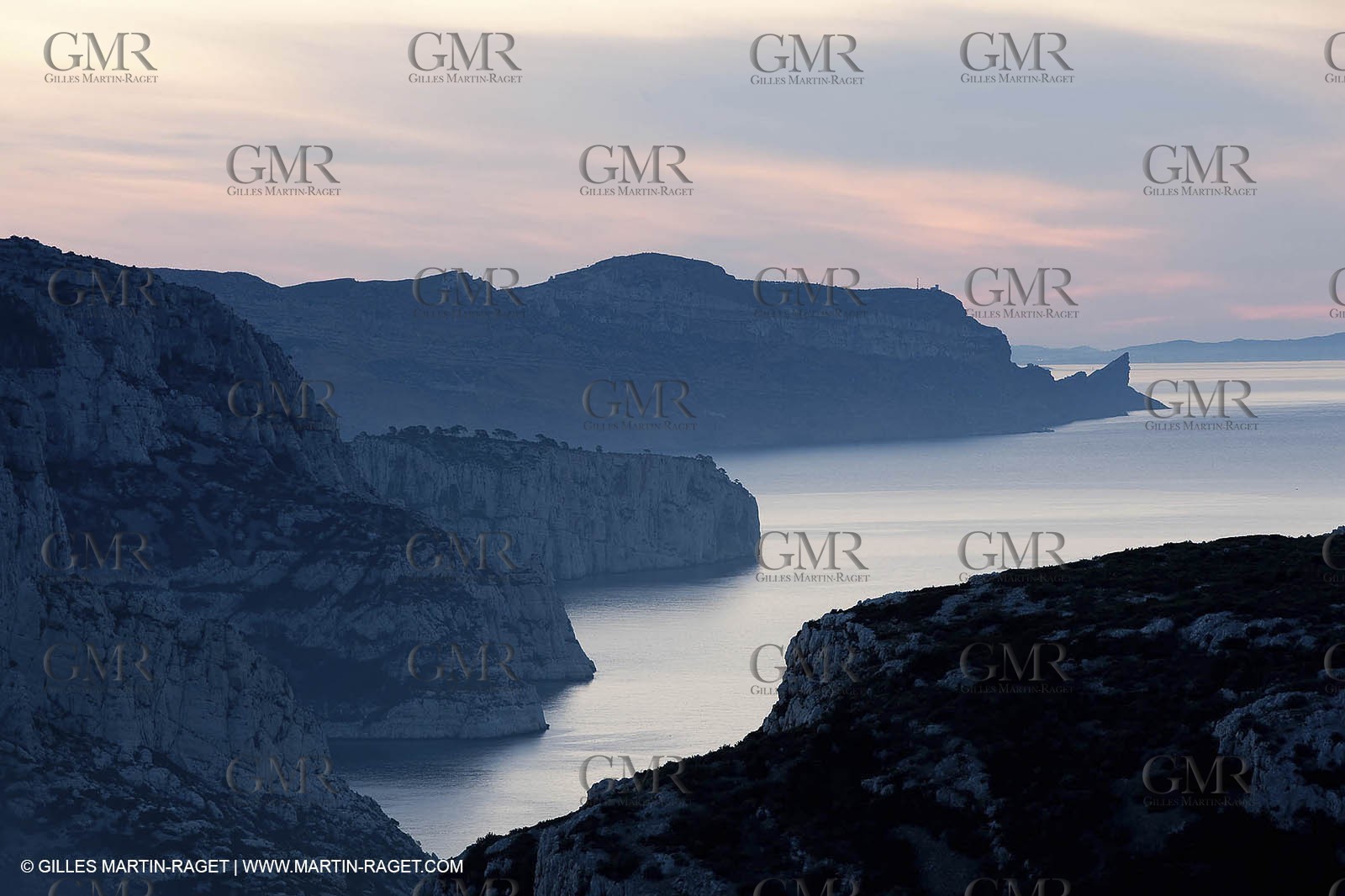 04 04 2009 - Marseille (FRA, 13) - Les Calanques as seen from the Baou Rond summit (Sormiou heights)