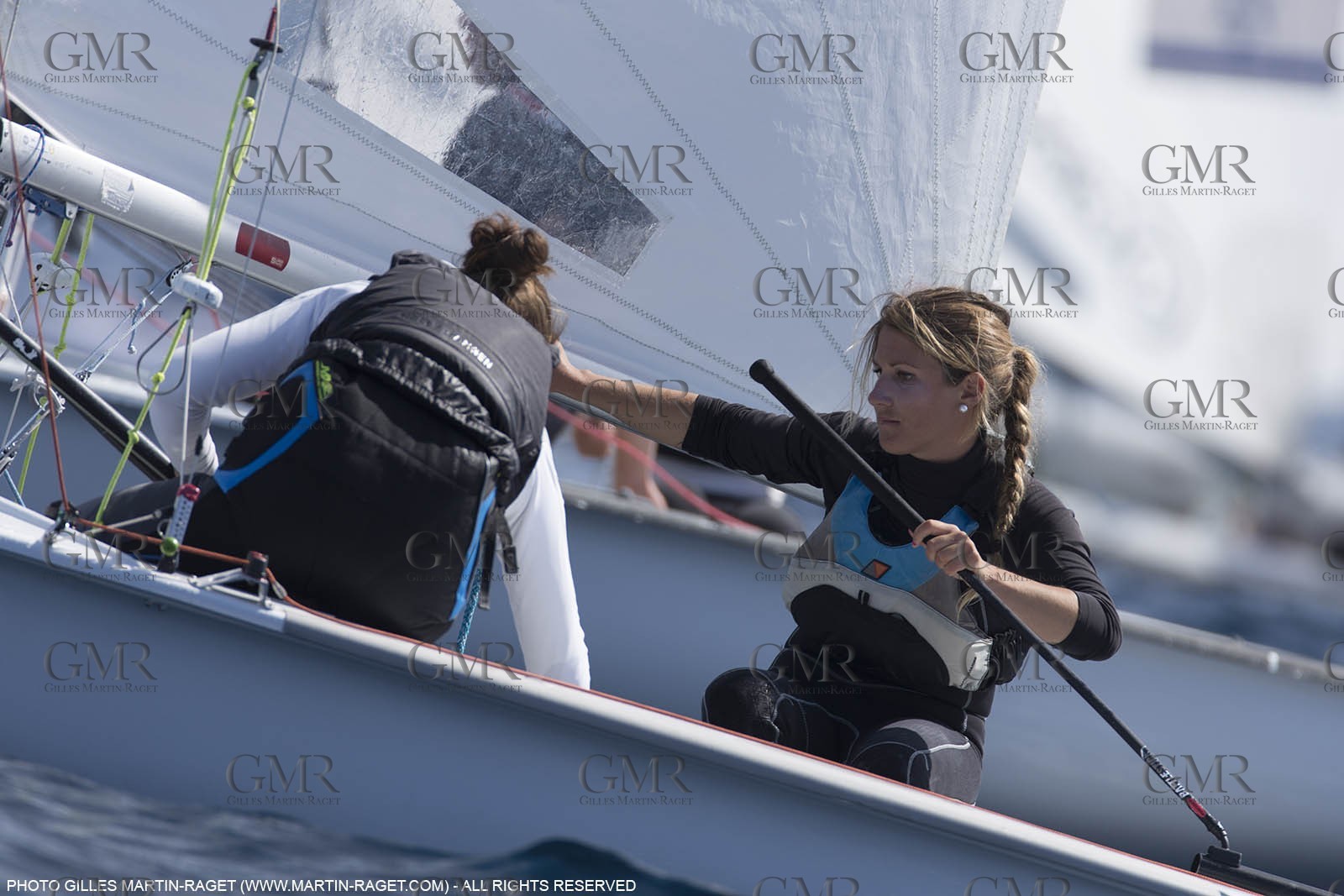 10 04 2015, Marseille (FRA), Yachting Club de la Pointe Rouge - Coupe Internationale de Printemps des 470, Day 3