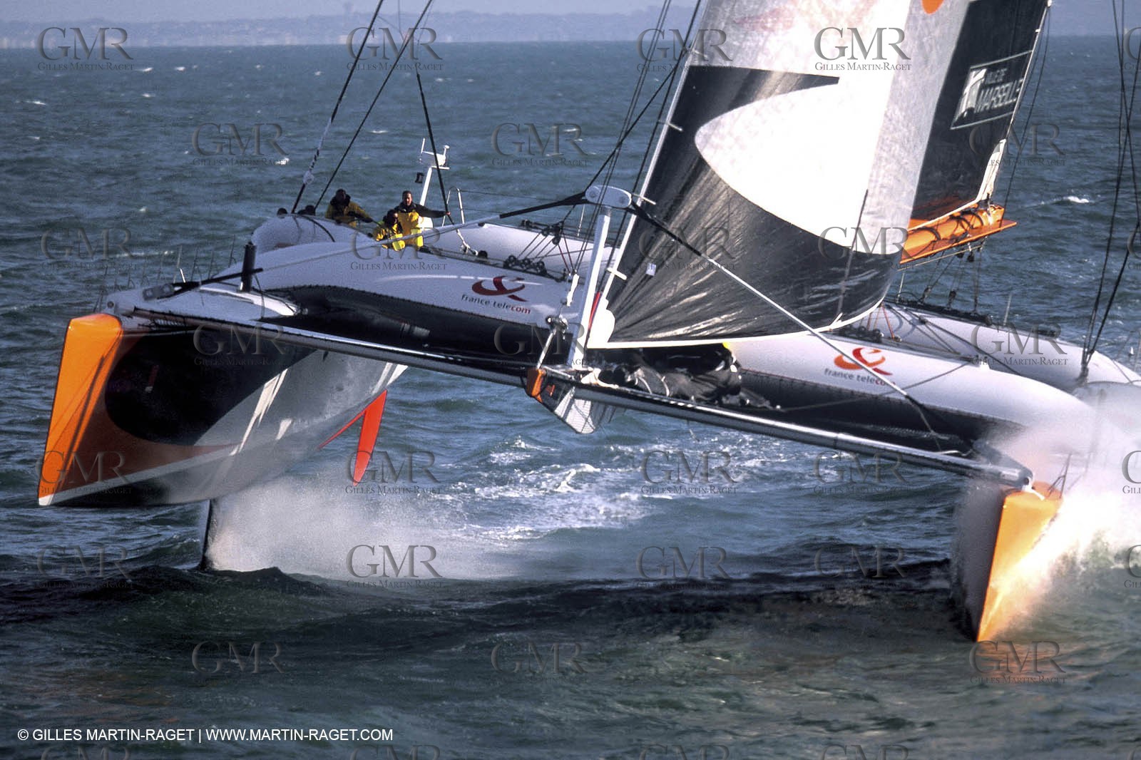 La Trinité mer - Orange II first sea trials
