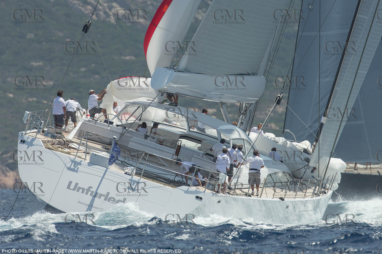 08 06 2016, Porto Cervo (ITA, Sardinia), Loro Piana Super Yachts Regatta, Race Day One, Unfurled