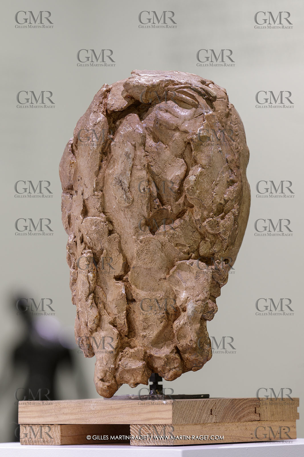 02 05 2023, Paris (FRA), oeuvre de Germaine Richier, Exposition Centre Pompidou 2023,  Buste n° 33, Françoise Cachin 1950, Plâtre original patiné, 32,5 x 19,5 x 21 cm, Collection particulière