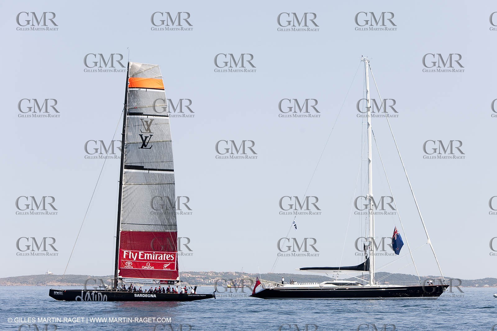 19 05 2010 - La Maddalena (ITA, Sardinia) Louis Vuitton Trophy - BMW ORACLE Racing - Racing Day 1