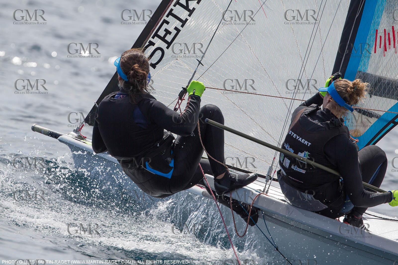 Marseille, (FRA,13), 2016 Rio Olympic Games, Sailing, 49er FX, Steyaert Sarah   Compan Aude (FRA)