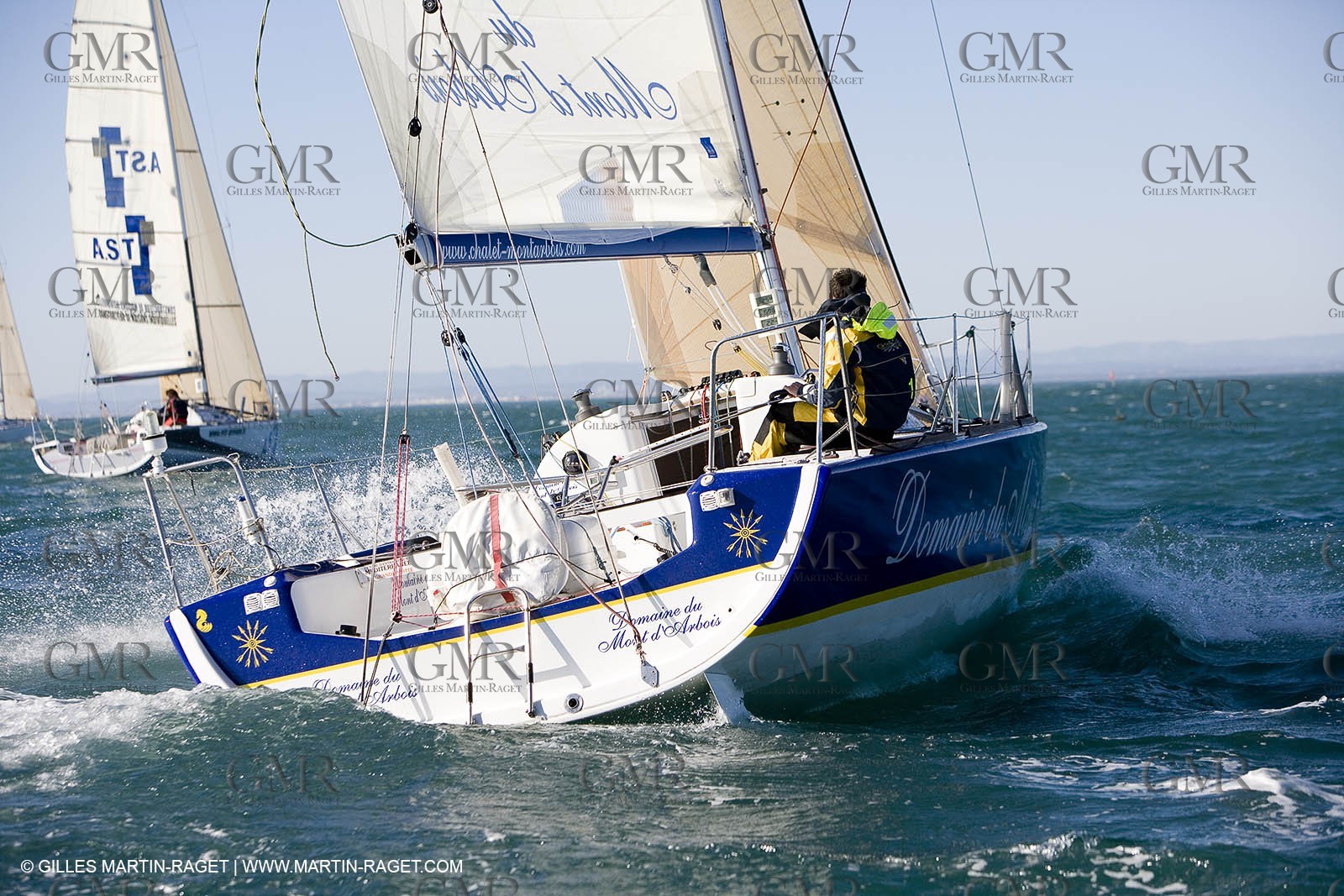 15 02 2007 - La Grande Motte (FRA) - Onedesign Figaro II - Thierry Duprey du Vorsent (Domaine de Monts d'Arbois)