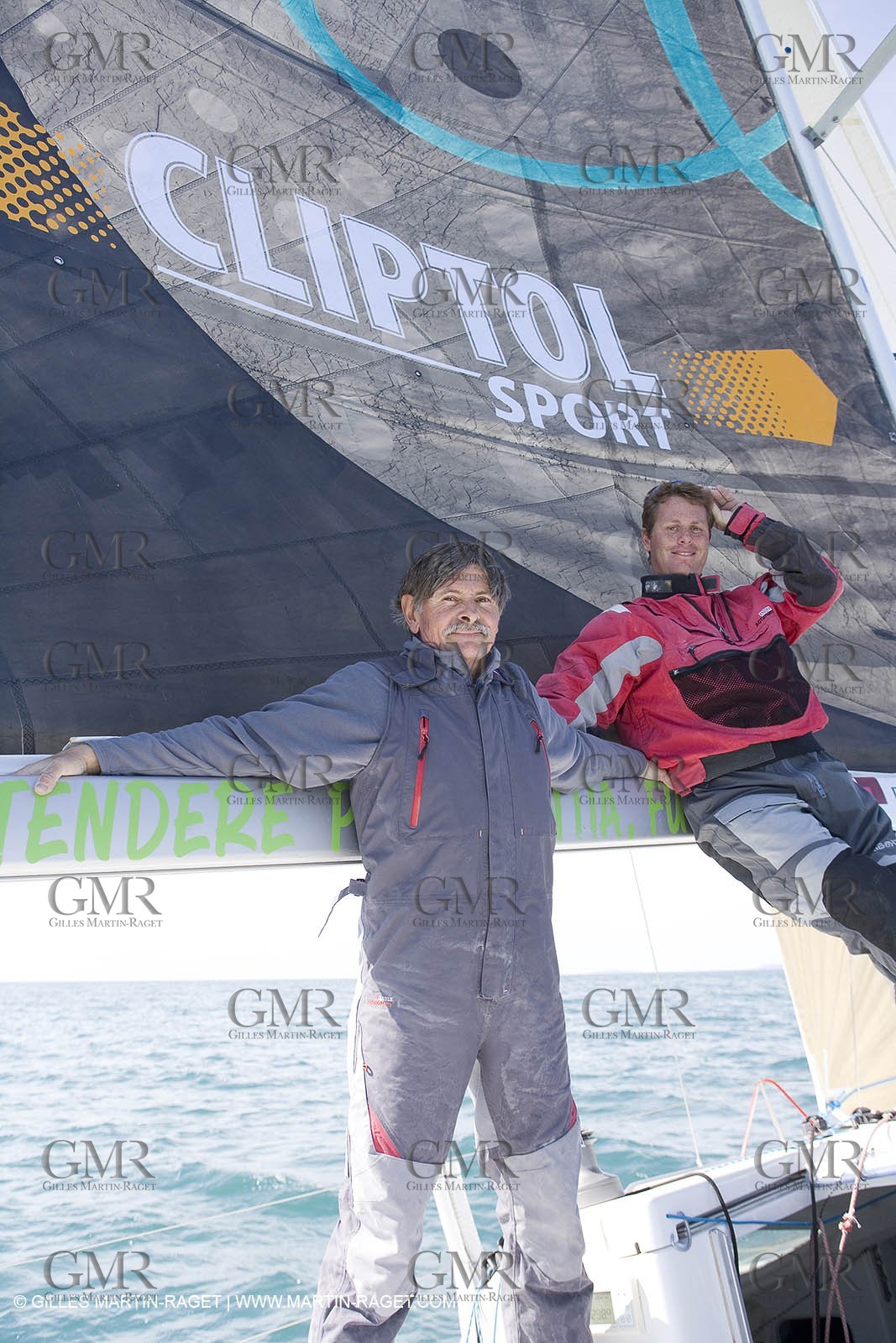 27 03 08- La Grande Motte- (FRA,34) Transat AG2R 2008- Jean-Paul Mouren- Laurent Pellecuer