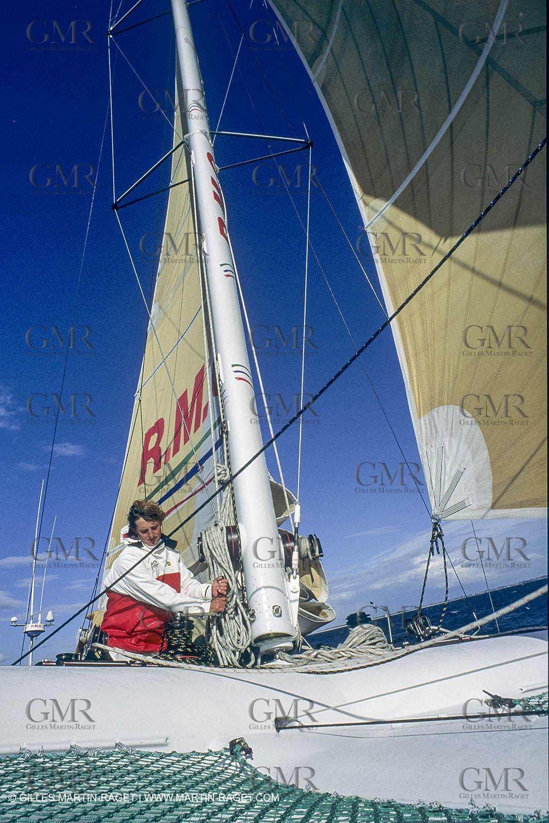 Sailing, Offshore Racing, Route du Rhum 1990, RMO, Laurent Bourgnon