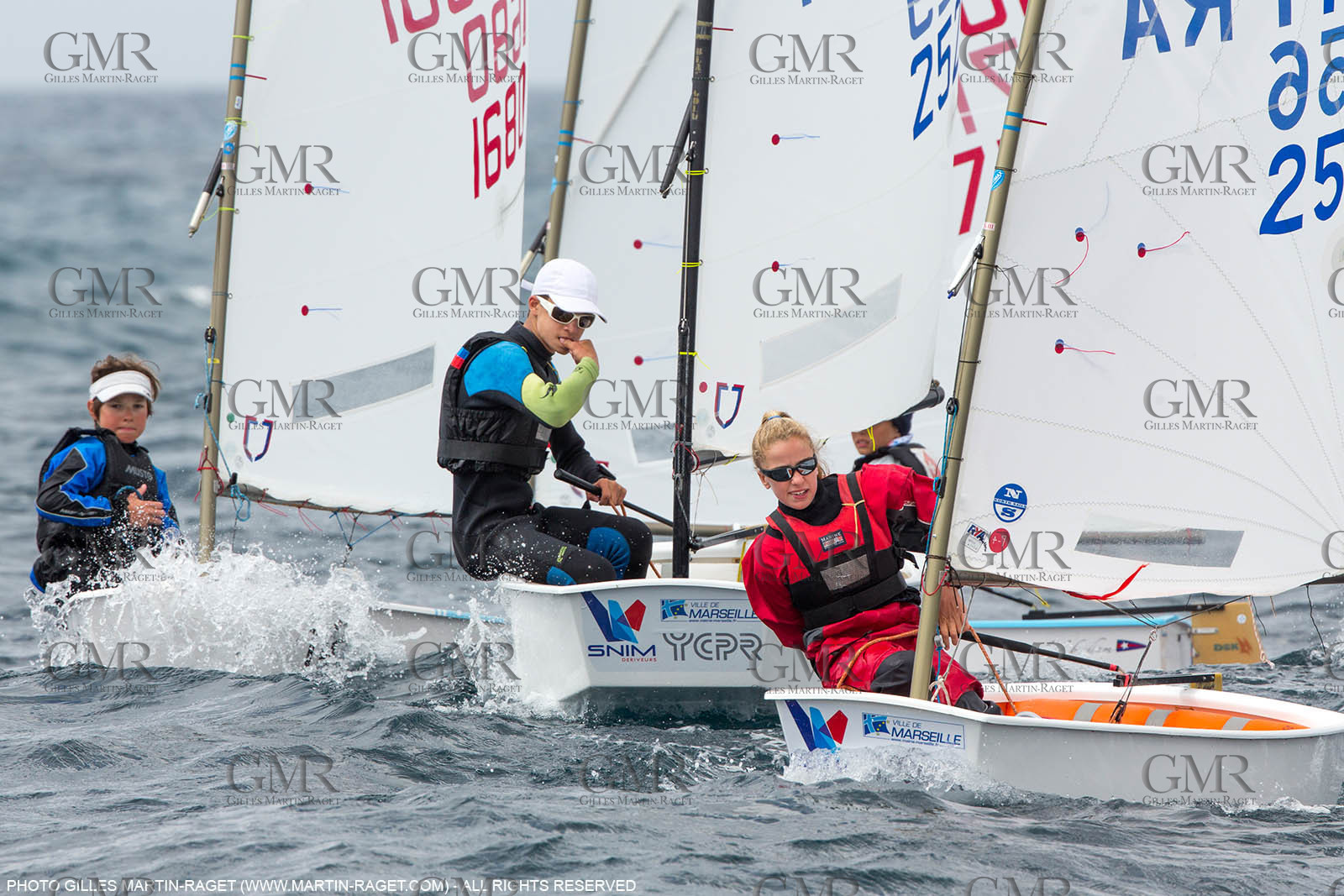 15 04 2016, Marseille (FRA,13), SNIM Dériveurs, Coupe Internationale de Printemps Optimist, Final Day