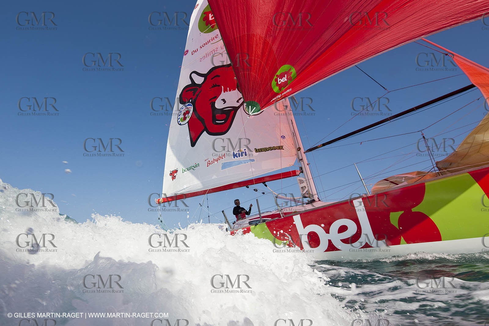 13 03 2010 -  La Grande Motte   Port Camargue (FRA) - Groupe Bel - Kito de Pavant   Sebastien Audigane training for Transat AG2R