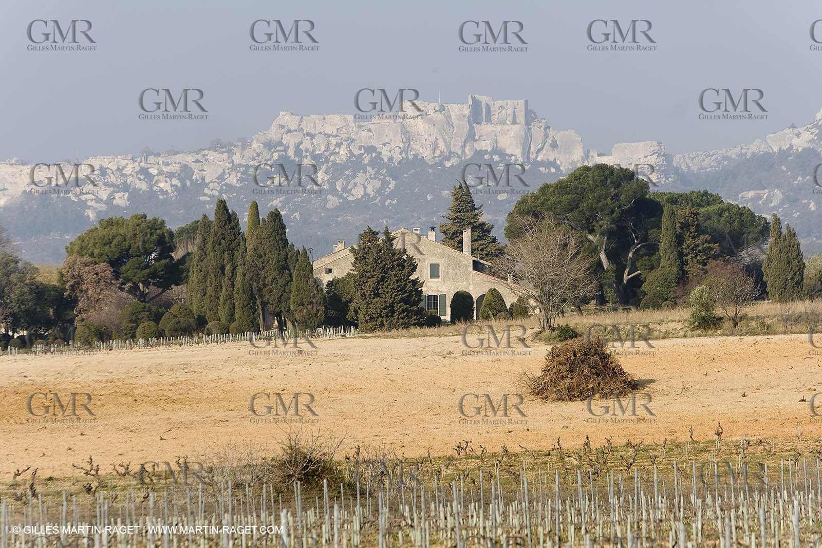 16 02 2008 - Les Baux de Provence (FRA, 13) - Alpilles hills landscapes