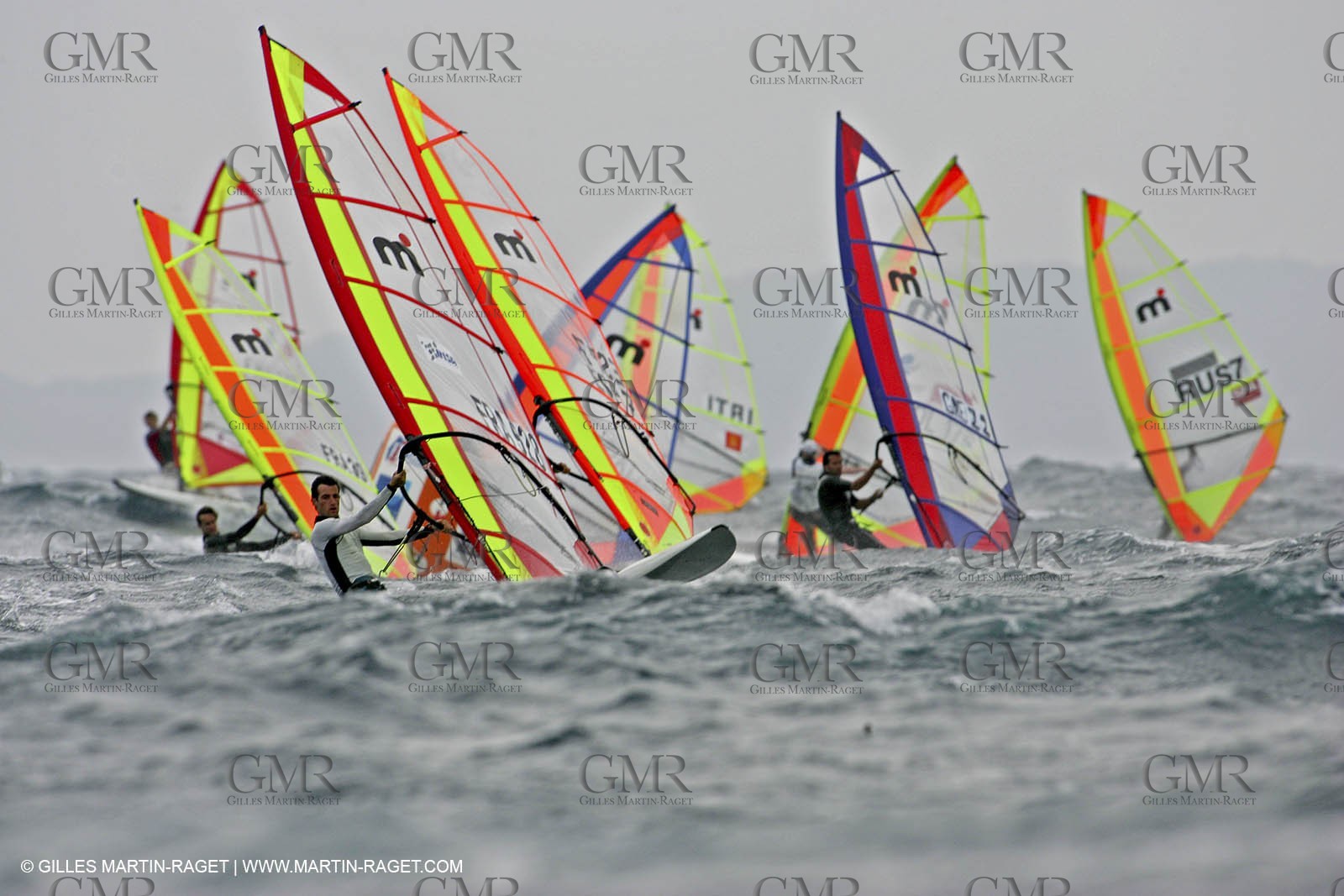 Semaine Olympique Française de Voile 2005 - Jour 1 - Mistral