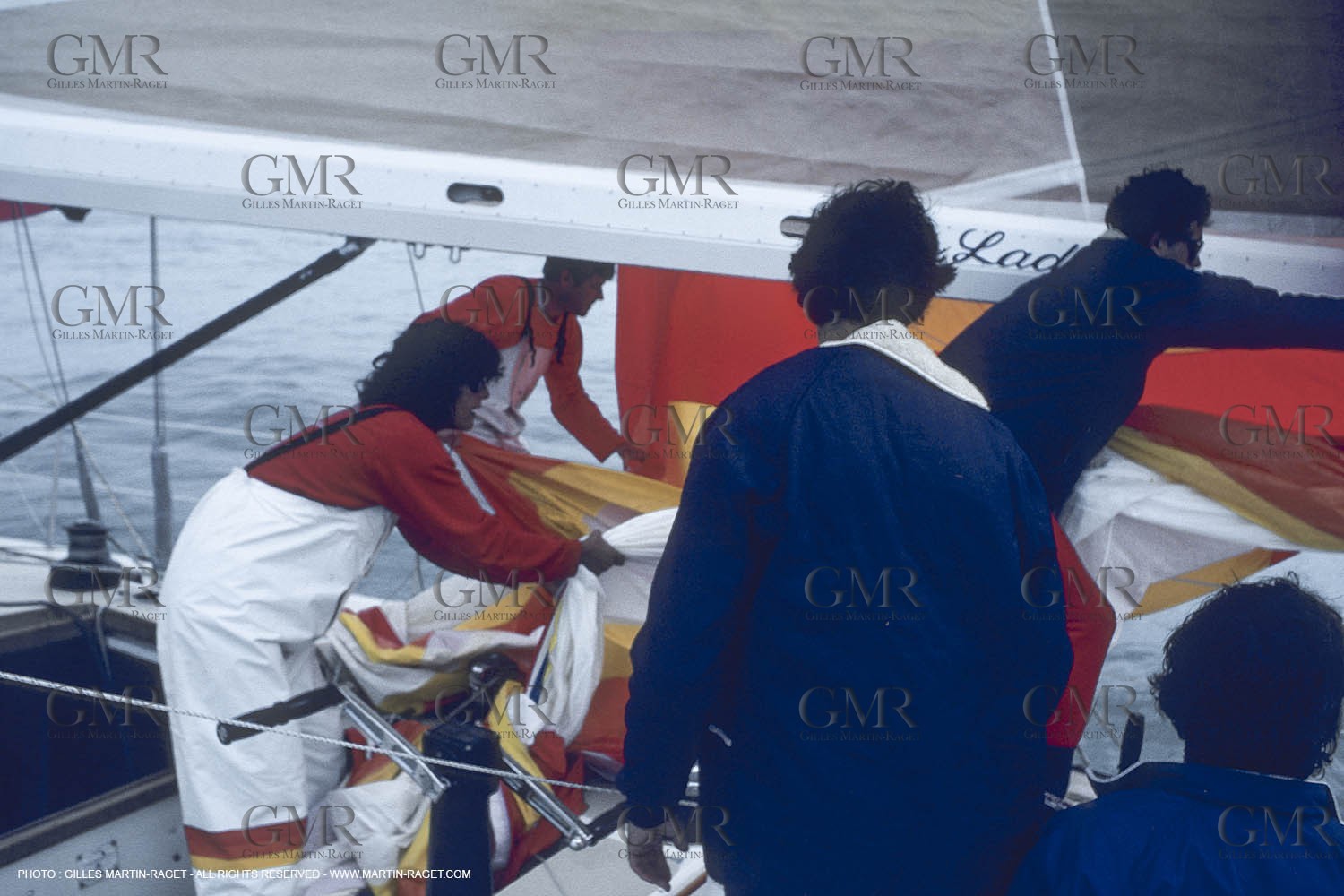 Sailing, yacht Racing, SORC 1981, Miami (FL), Onboard Lady B