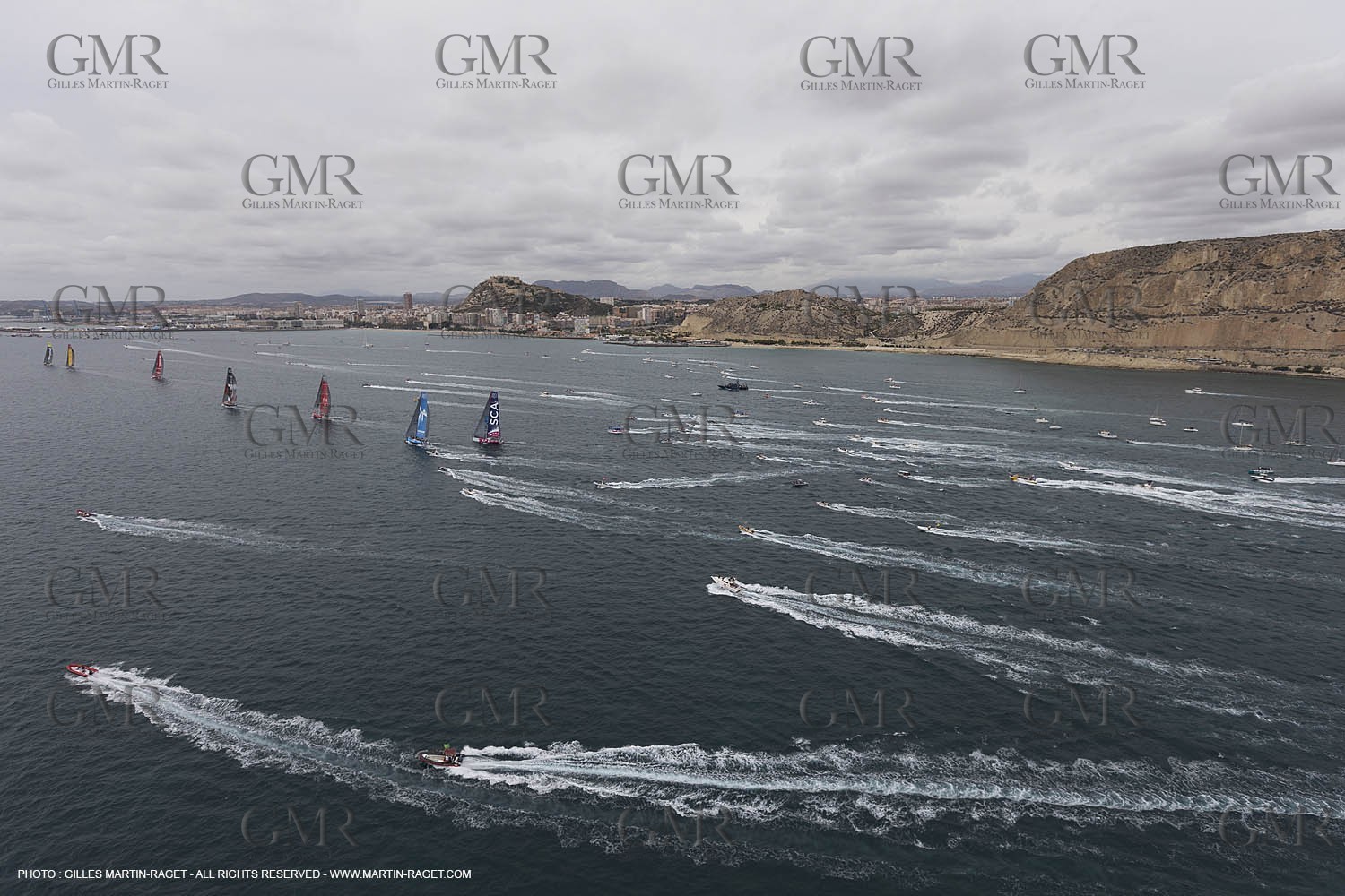 11 10 2014, Alicante (ESP), Volvo Ocean Race 2014-15, Team Alvimedica