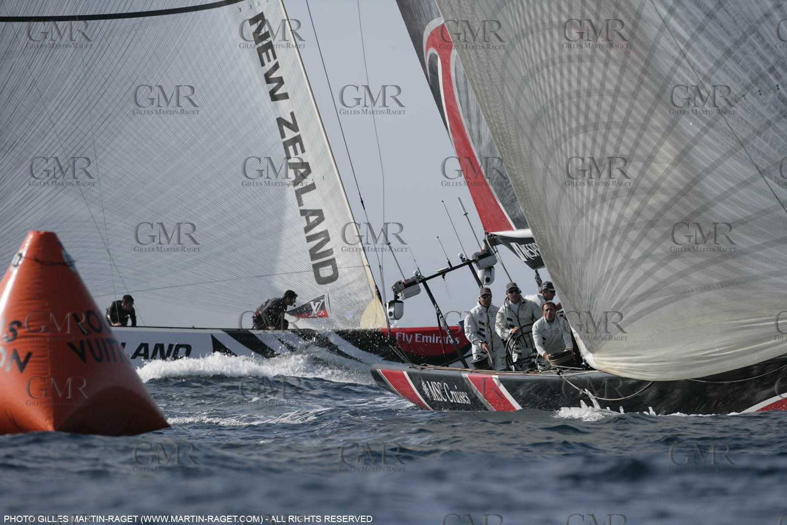 26 06 2007-Valencia (Spain)- 32nd America's Cup - Final Match - Day 3 - Alinghi vs Emirates Team New Zealand