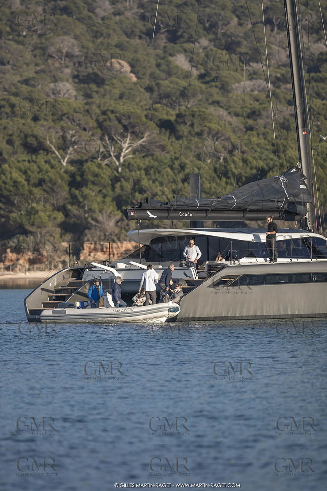 16 02 2019, Porquerolles (FRA,83), Gunboat 68 sail testing  3