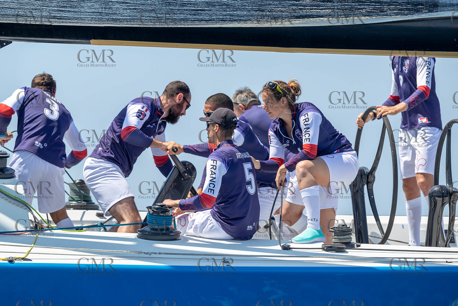 07 06 2021, Marseille (FRA,13), SSL Team France, Entraînement à bord de Tonerre de Glenn