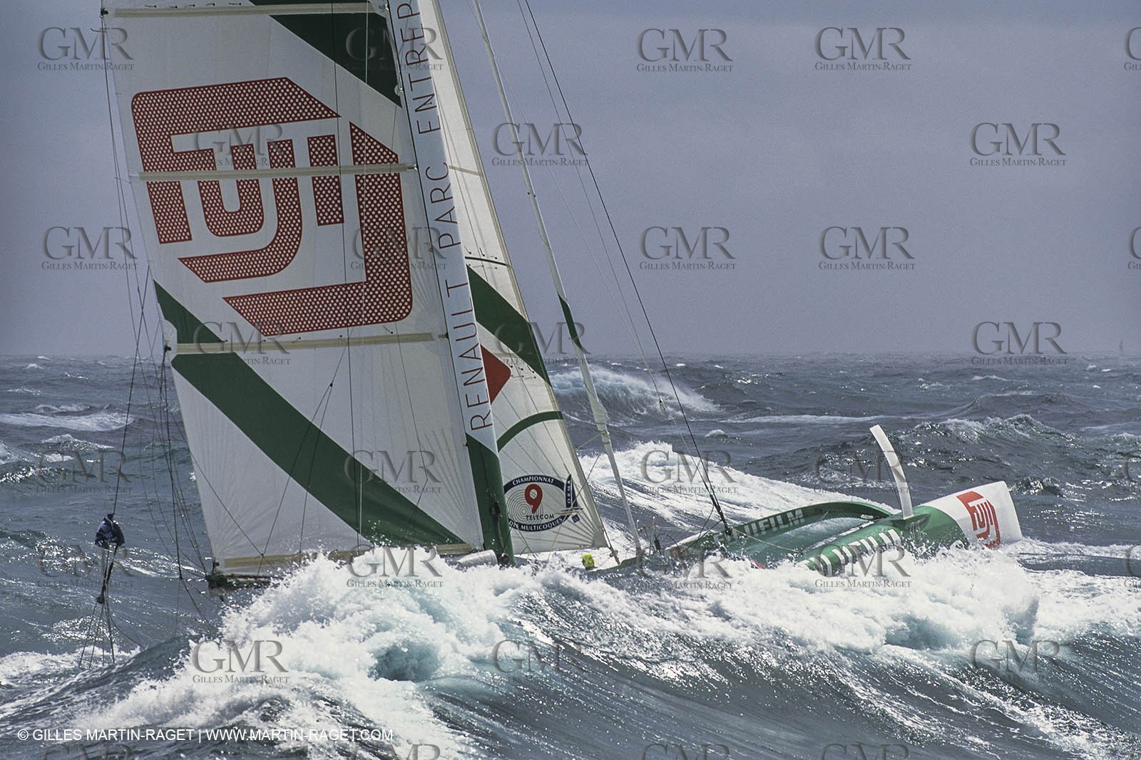 Yacht Racing, Multihull, ORMA 60, Loick Peyron, Fujicolor