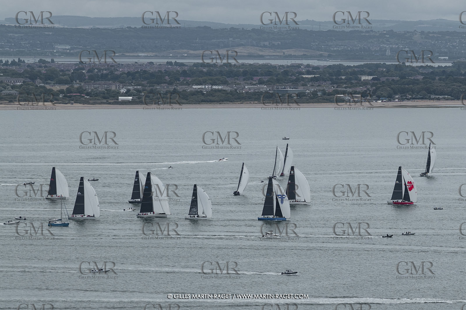 19 07 2025, Cowes (UK, IOW), Admiral's Cup 2025, Channel Race Start