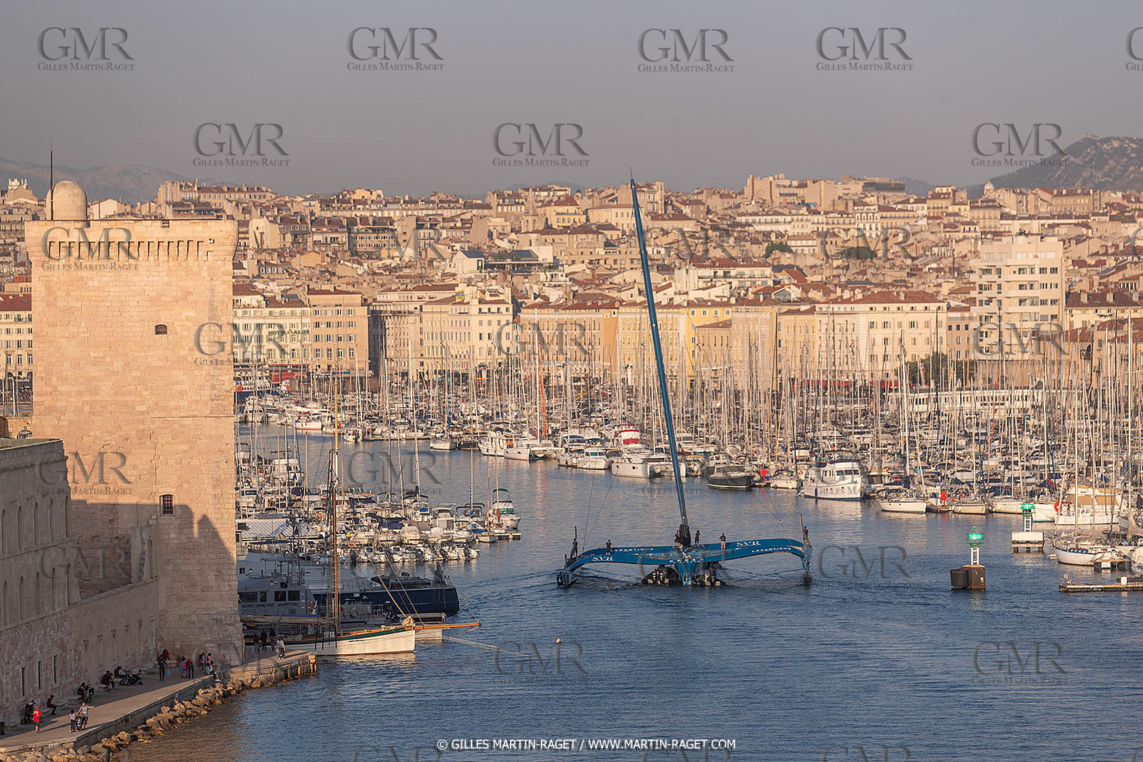 17 05 2022, Marseille (FRA), Arrivée du trimaran Ultim SVR LAZARTIGUE à Marseille