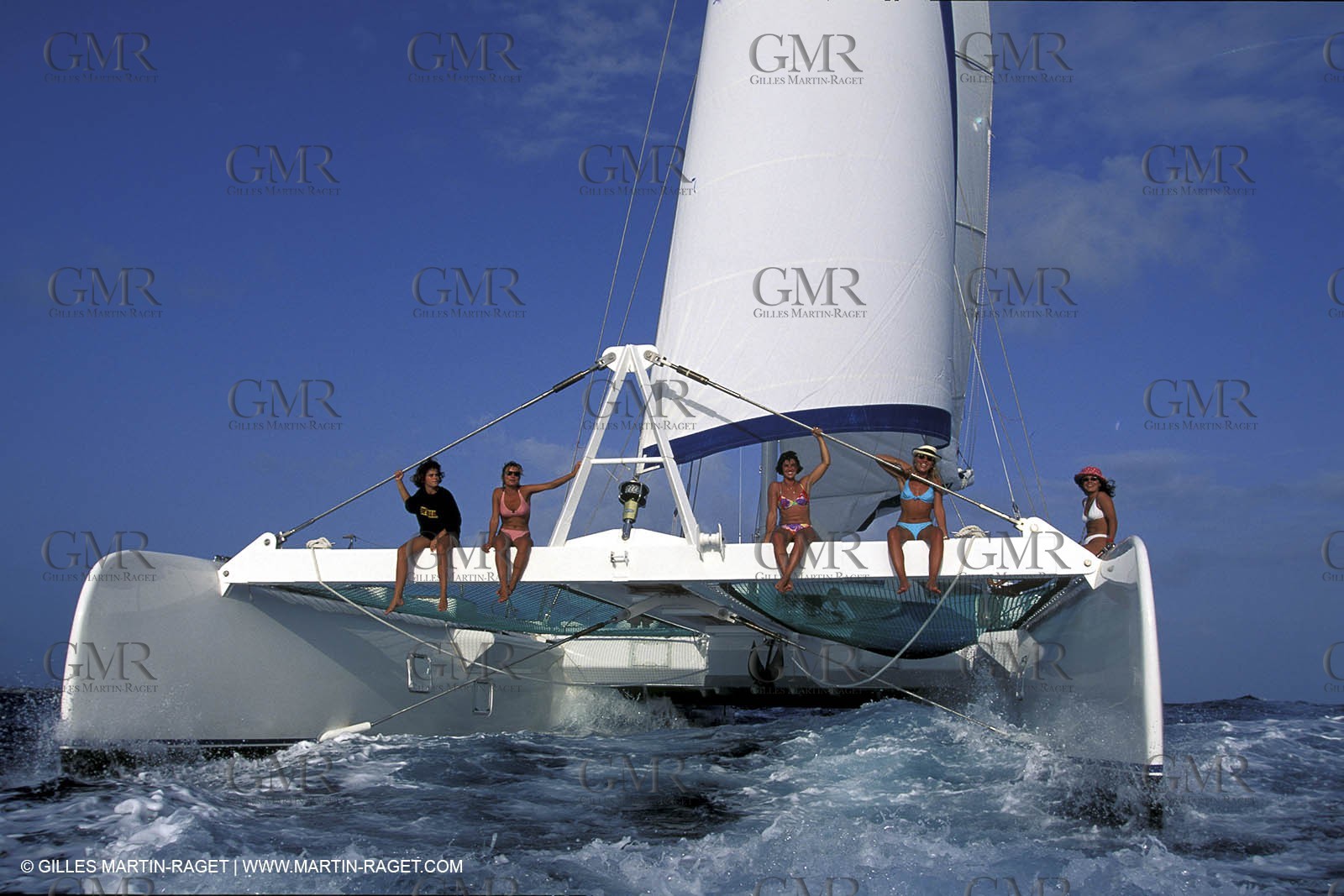 Cruising multihull sailing