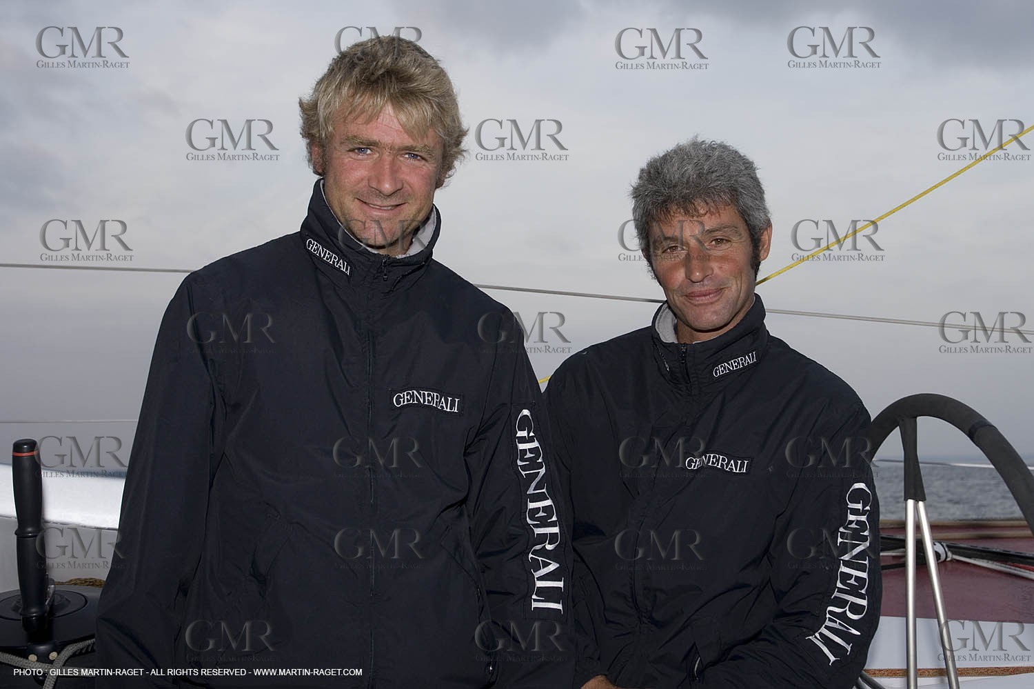 11 10 2007 - Bénodet (Fra, 29) - Monocoques IMOCA - Transat Jacques Vabre - onboard GENERALI with Yann Eliès and Sebastien Audigane