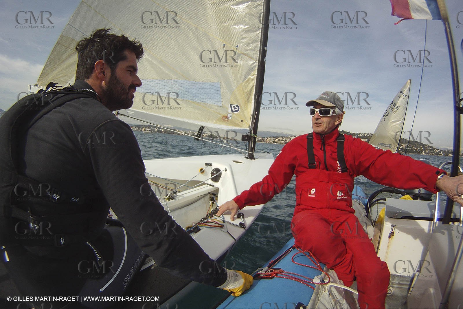 14 02 2014,  Cannes (FRA,06), FINN Cannes International Sailing week - Thomas Lebreton (FRA)