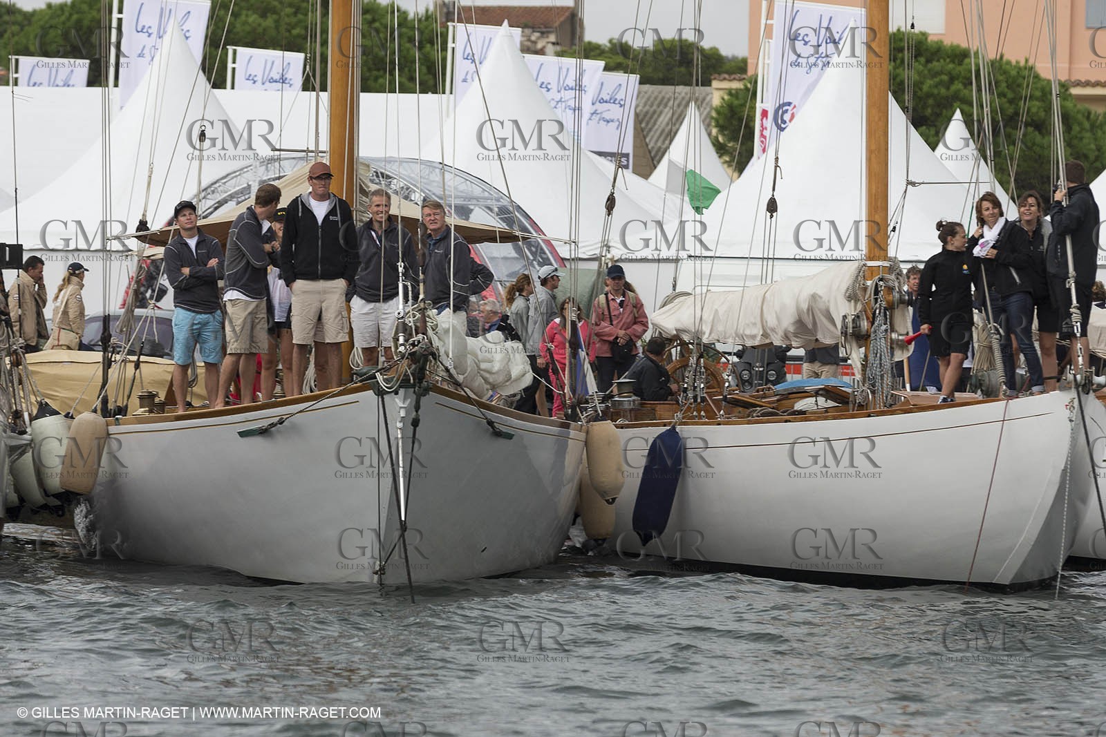 30 09 2014, Saint-Tropez (FRA,83), Voiles de Saint-Tropez 2014, Day 2, hommage à Yves Carcelle, propriétaire de Runa VI