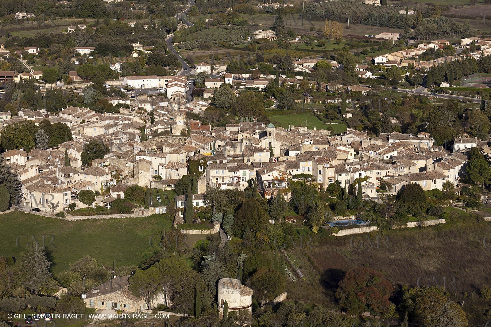 29 10 2012 - Lourmarin (FRA,84) - Luberon  seen from above