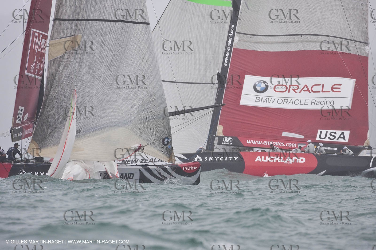 09 02 2009 - Auckland (NZL) -  Louis Vuitton Pacific Series -  Racing Day 9 - Round Robin 2