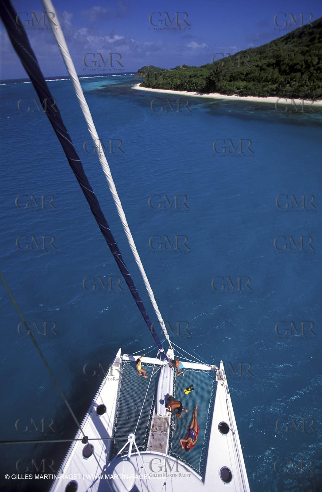 Cruising multihull mooring