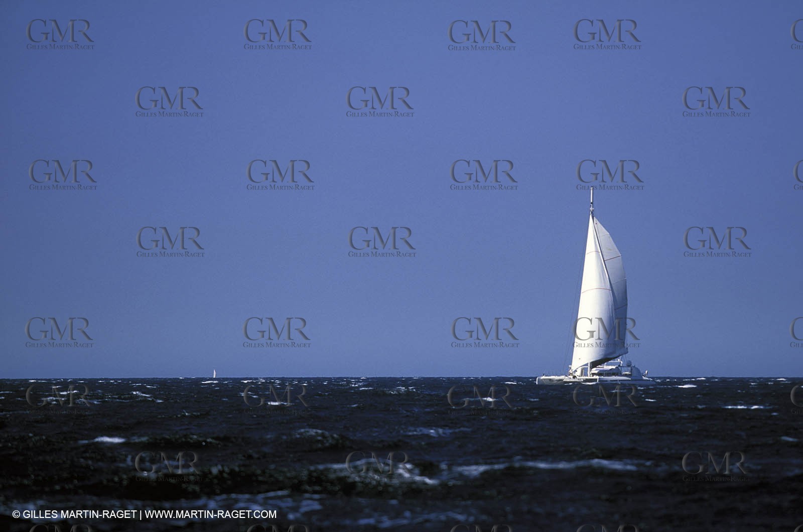 Cruising multihull sailing