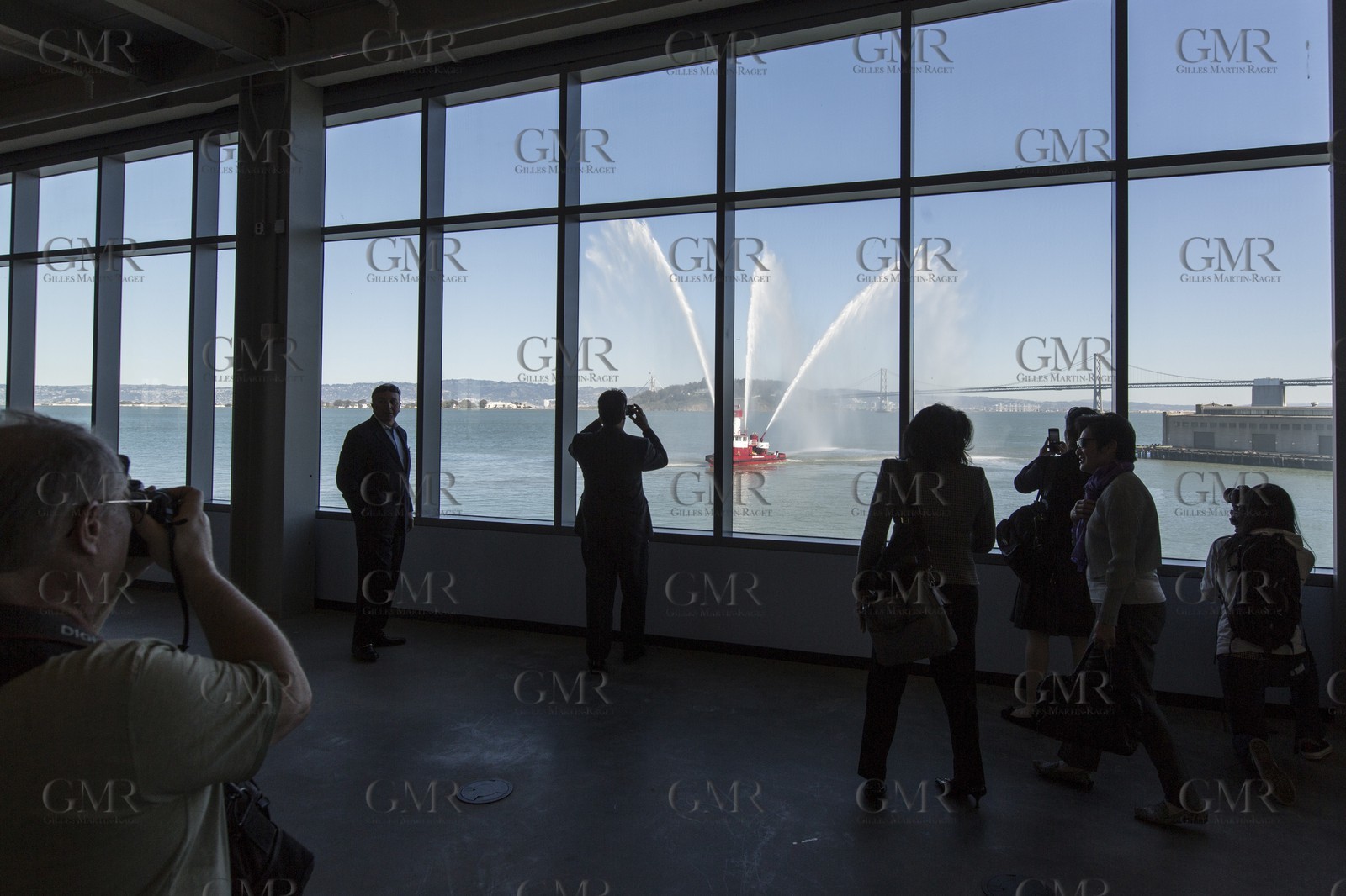 24 02 2013 - San Francisco (USA,CA) - 34th America's Cup - Handover of the Justin R. Herman Cruise Ship Terminal between San Francisco Port Authority and SF city.