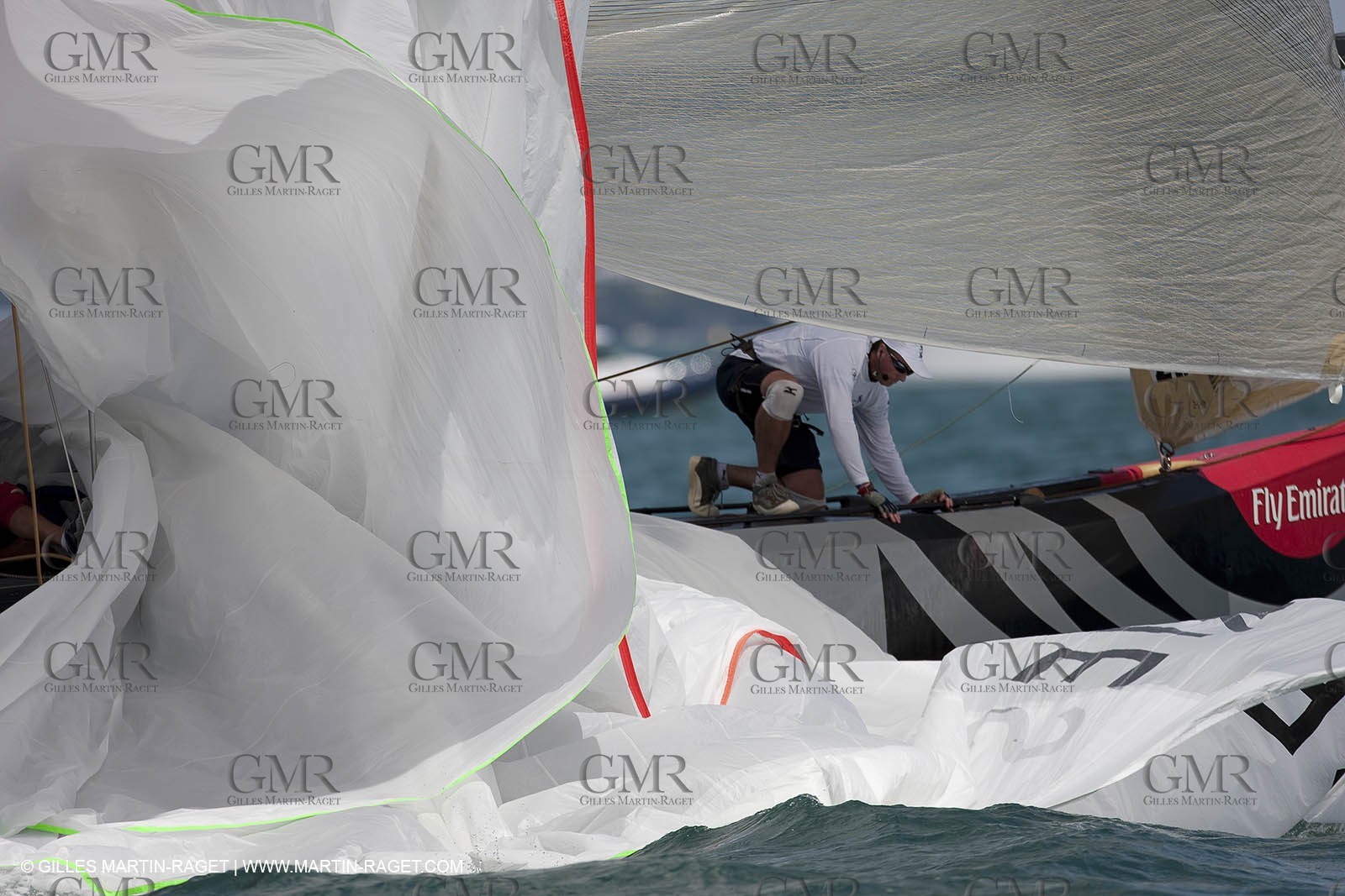 01 02 2009 - Auckland (NZL) -  Louis Vuitton Pacific Series -  Racing Day 3 - Round Robin 1