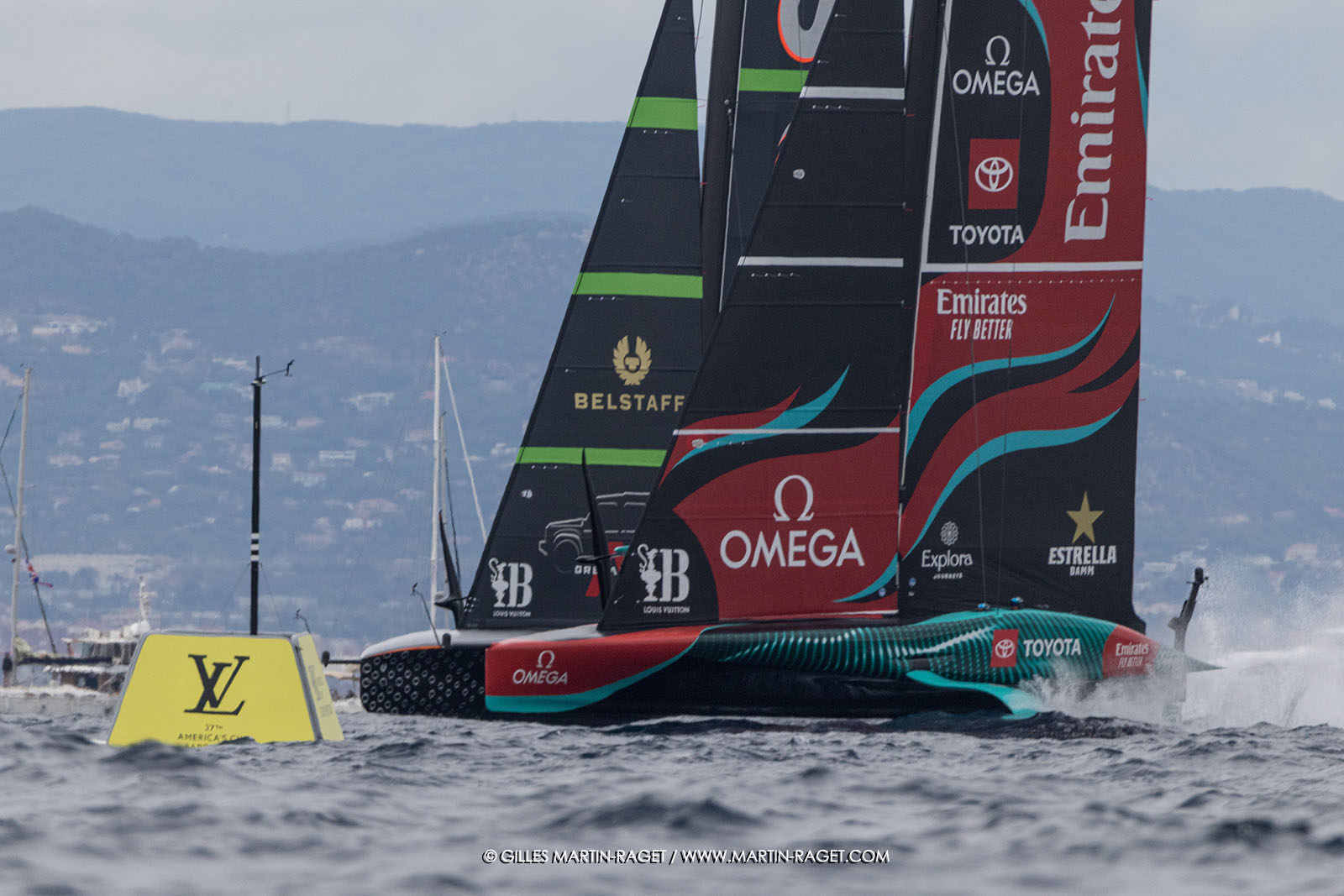 18 10 2024, Barcelona (ESP), Louis Vuitton 37th America's Cup, Final Match, Race Day 5, Race 8