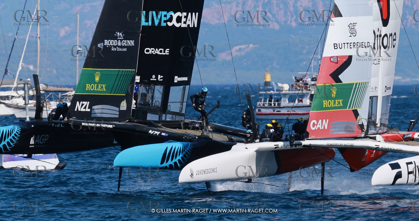 10 09 2025, Saint-Tropez,(FRA), Rockwool SailGP France Saint-Tropez, Race Day 1