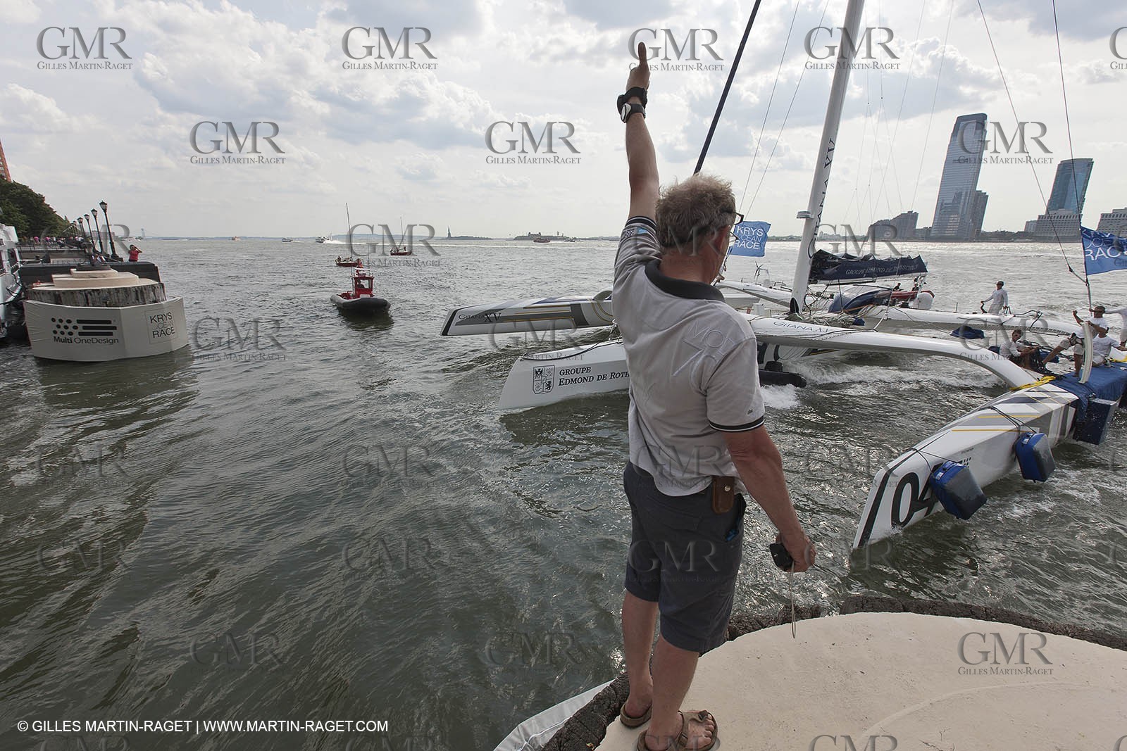03 07 2012 - New York (USA, NY) - Krys Ocean Race prologuie - arrival in New York
