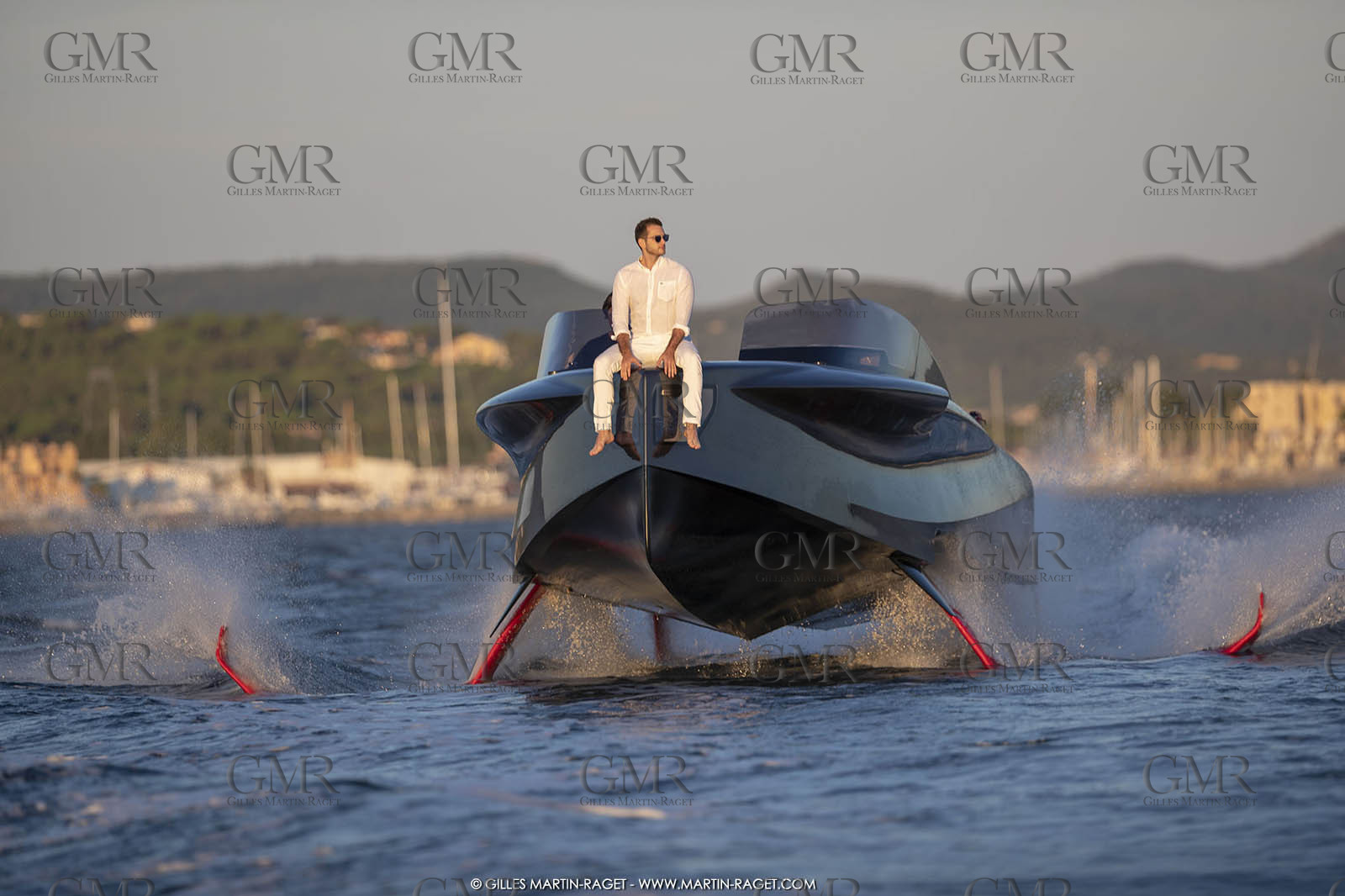 09 08 2018, Saint-Tropez (FRA,83), Foiler, the Flying Yacht by Enata