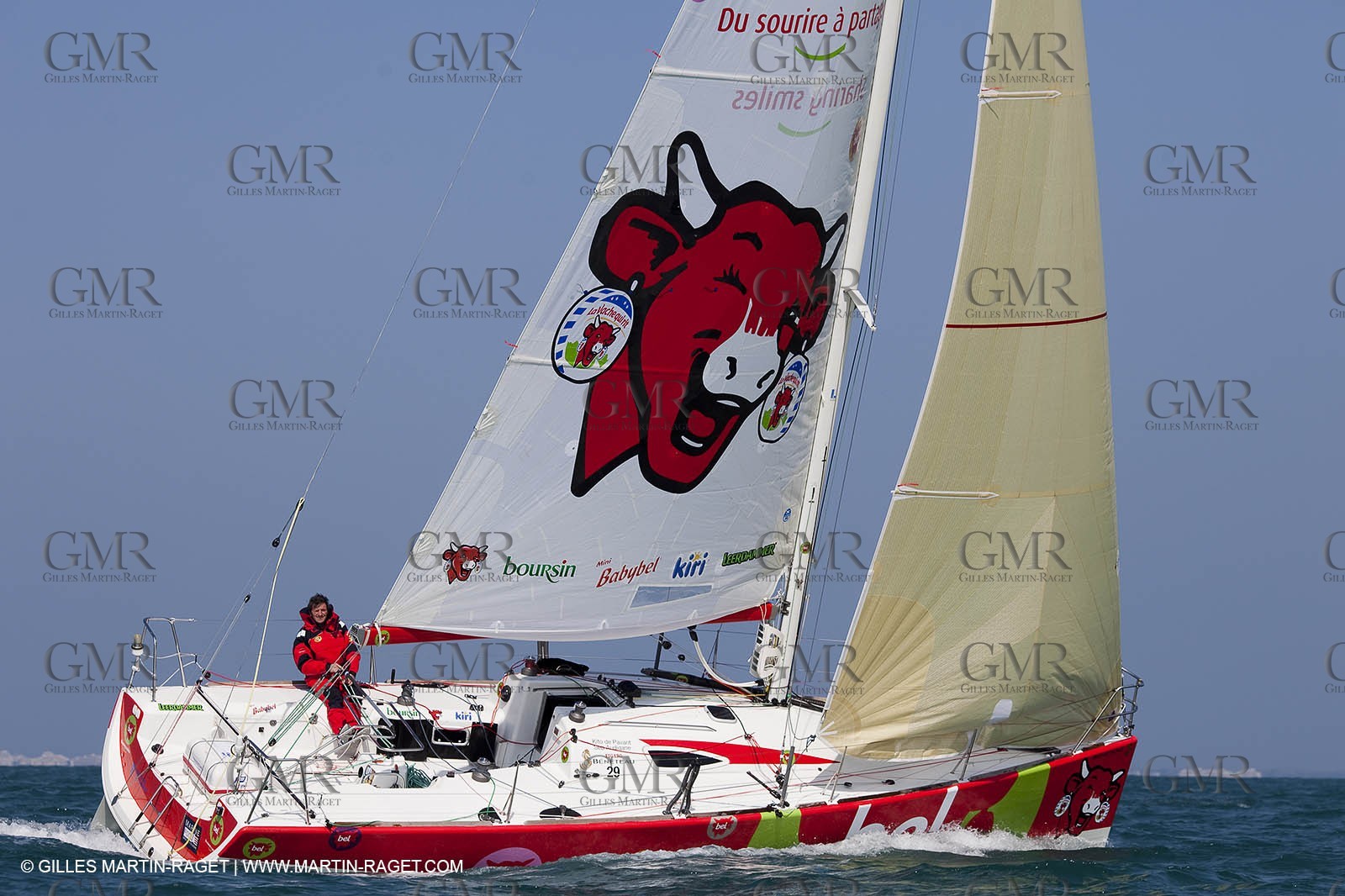 13 03 2010 -  La Grande Motte   Port Camargue (FRA) - Groupe Bel - Kito de Pavant   Sebastien Audigane training for Transat AG2R