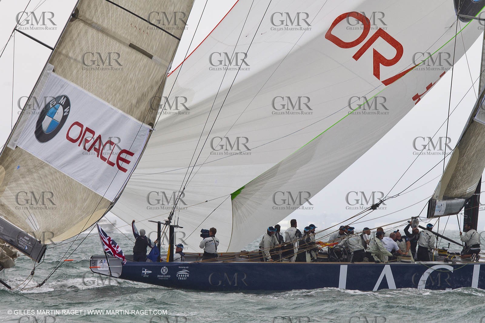 06 08 2010 - Cowes (UK, IOW) - The 1851 Cup -  BMW ORACLE Racing - Day 4.