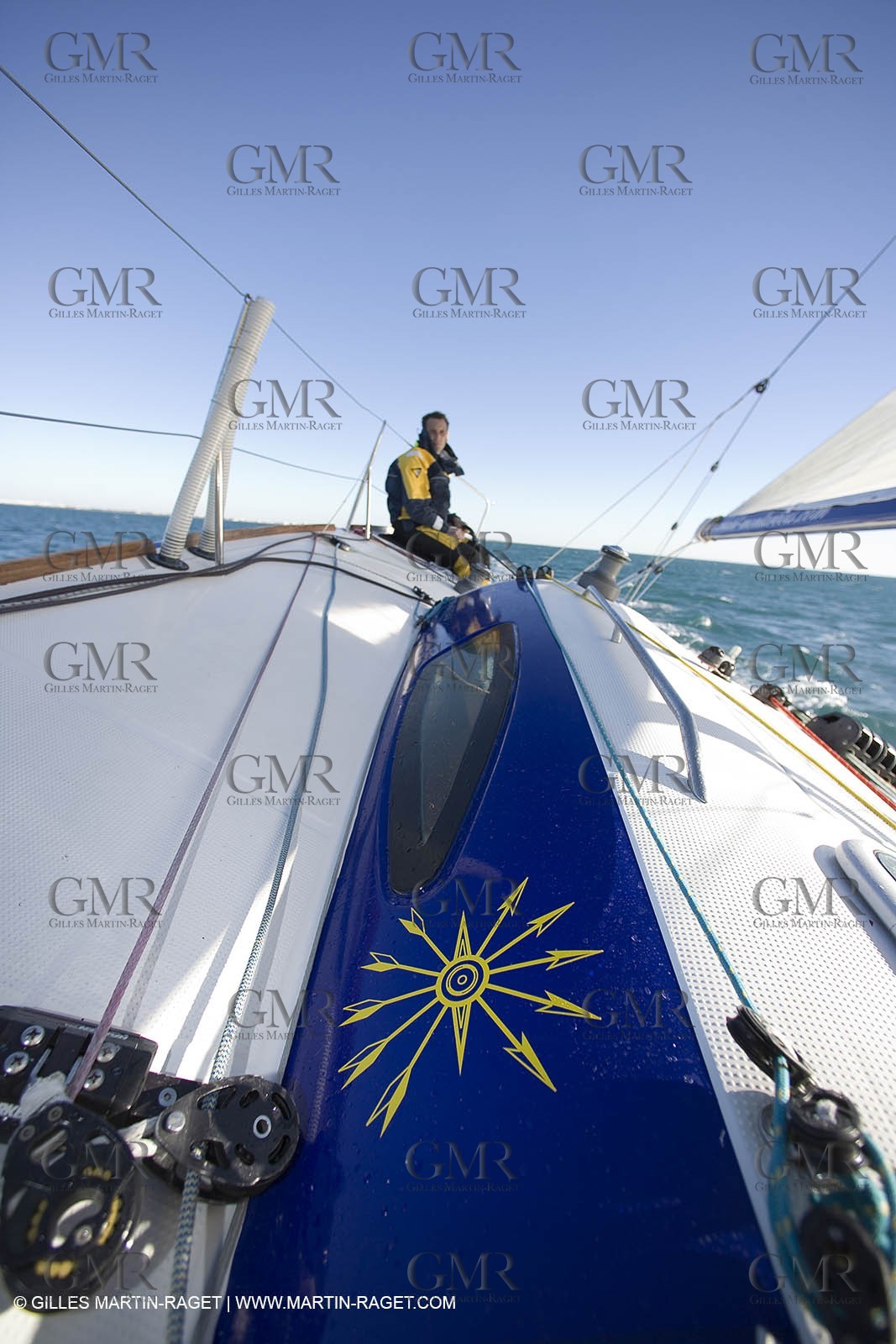 15 02 2007 - La Grande Motte (FRA) - Onedesign Figaro II - Thierry Duprey du Vorsent (Domaine de Monts d'Arbois)