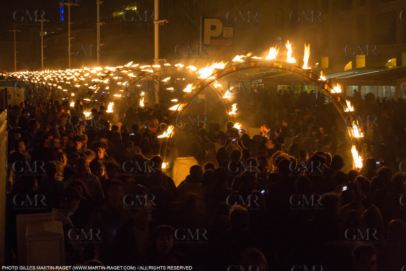03 05 2013 - Marseille (FRA,13) - Marseille Provence 2013, Historical port Illumination by Company Carabosse