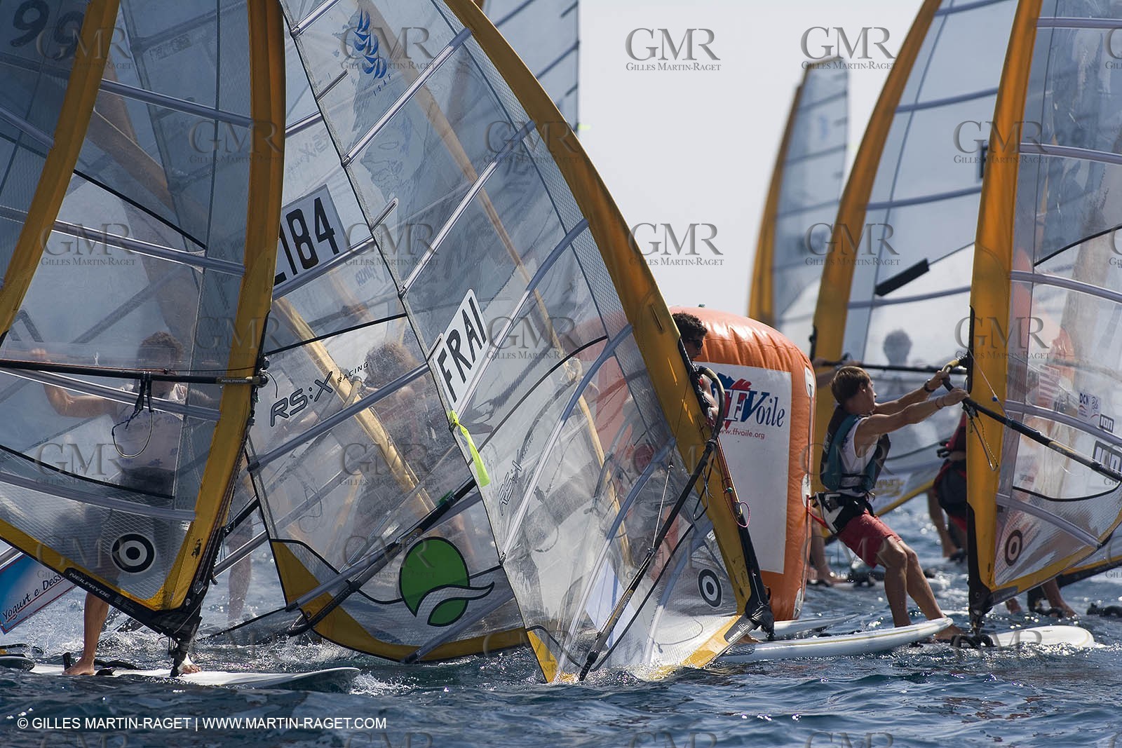 25 04 2007 - 2007 Semaine Olympique Française - Hyères (South of France) - Day 4 - Team France - RS:X