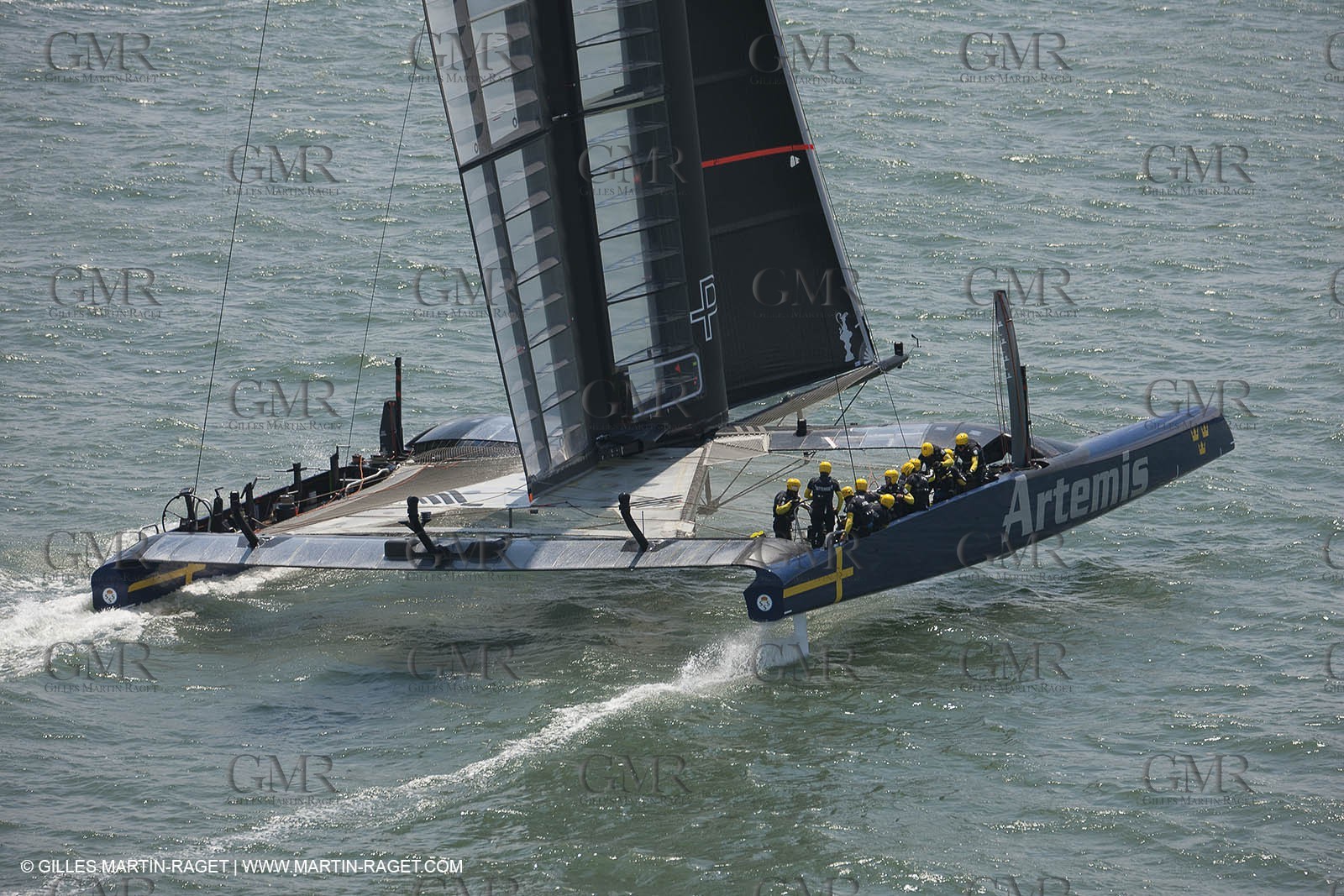 03 08 2013 - San Francisco (USA,CA) - 34th America's Cup - Louis Vuitton Cup - Semi-finals - Luna Rossa vs Artemis Racing - Race 1