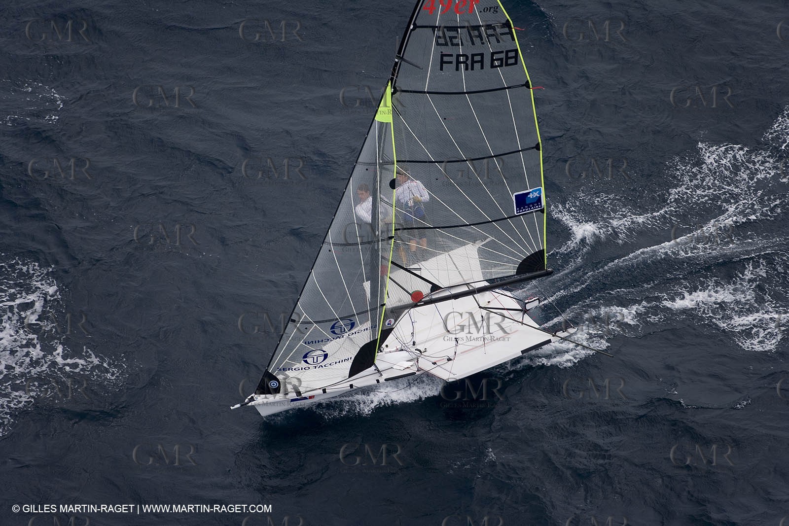 26 04 2007 - 2007 Semaine Olympique Française - Hyères (South of France) - Day 5 - Team France - 49er - Monteau-Guillou