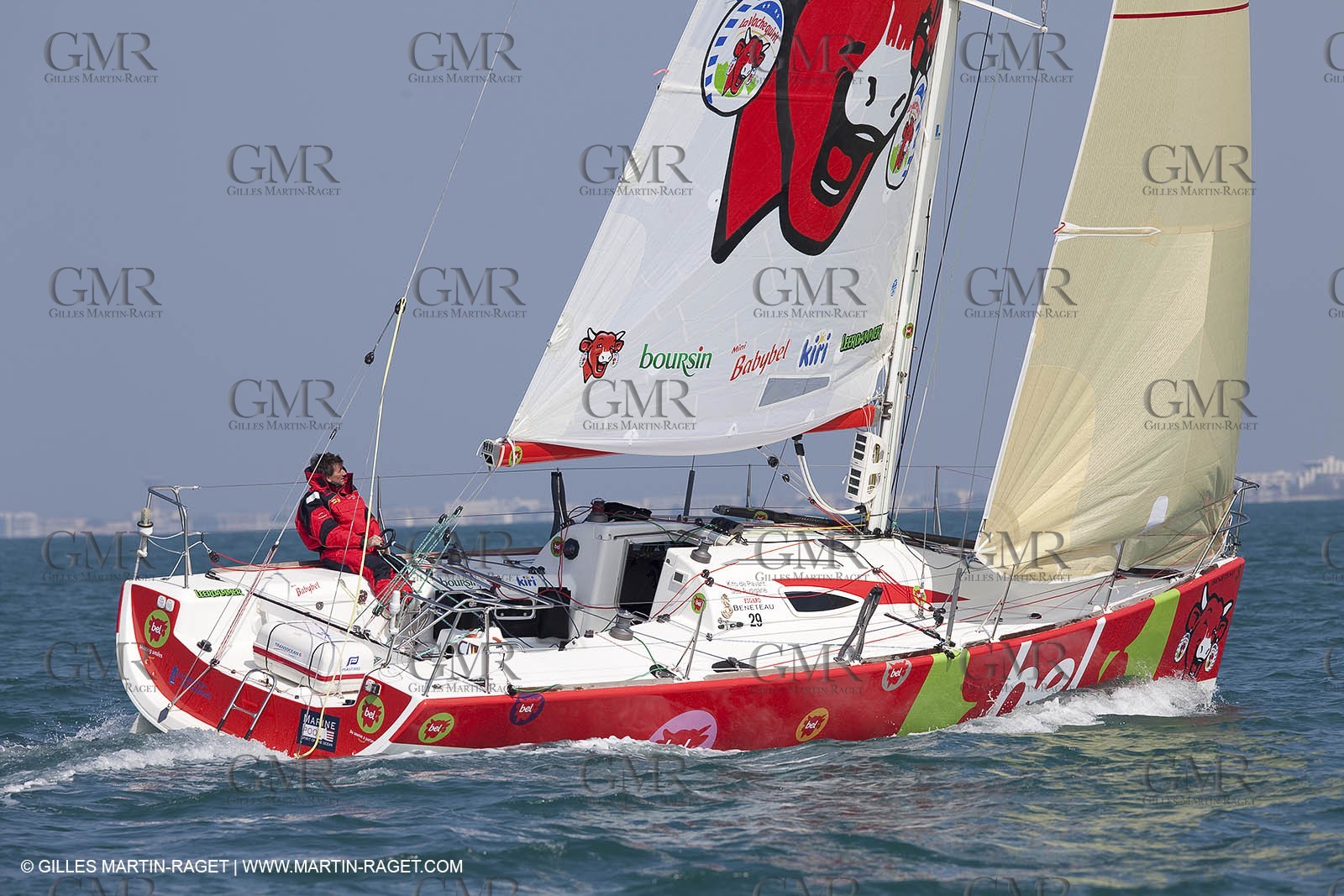 13 03 2010 - La Grande Motte   Port Camargue (FRA) - Groupe Bel - Entraînement Kito de Pavant   Sébastien Audigane en vue de la Transat AG2R 2010