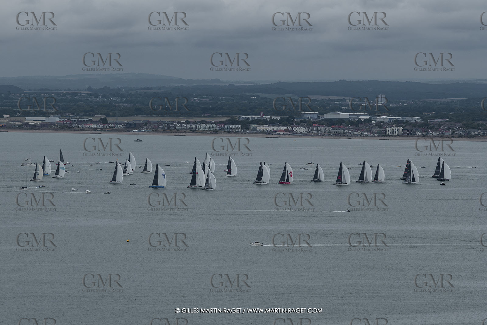 19 07 2025, Cowes (UK, IOW), Admiral's Cup 2025, Channel Race Start