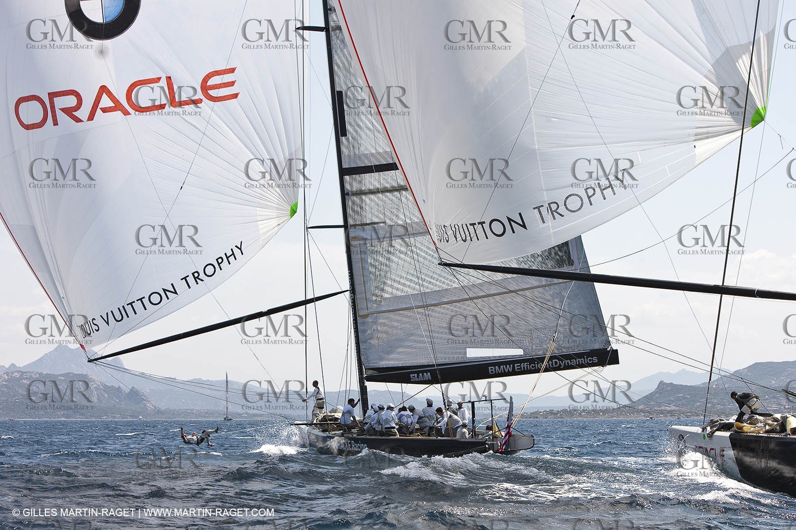 19 05 2010 - La Maddalena (ITA, Sardinia) Louis Vuitton Trophy - BMW ORACLE Racing - Training